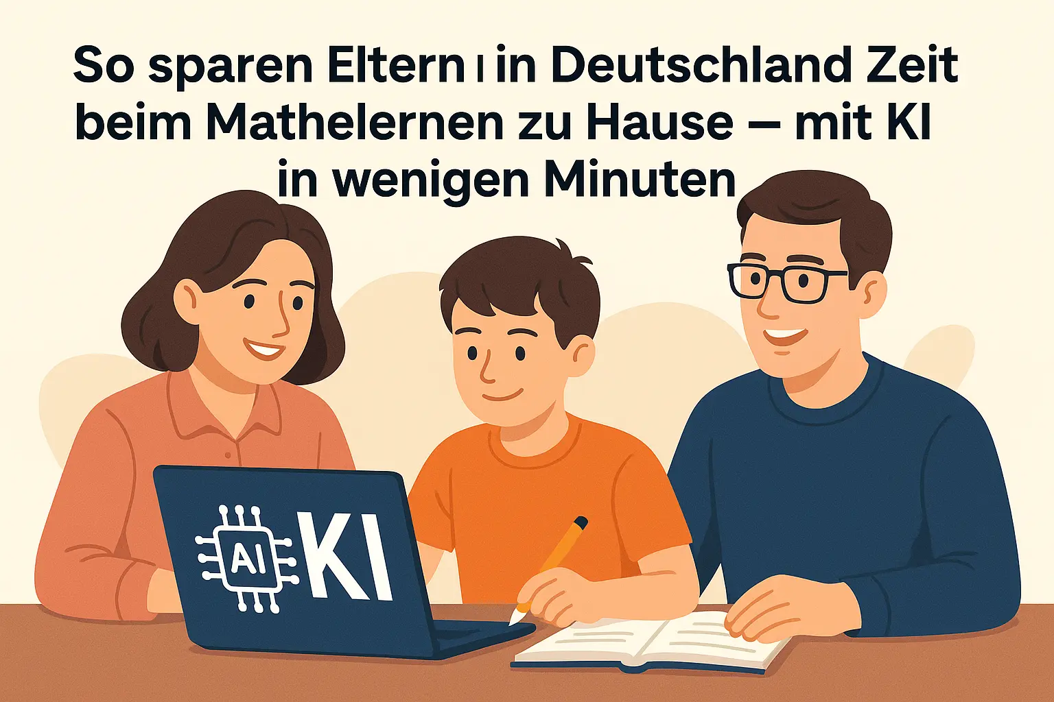 So sparen Eltern in Deutschland Zeit beim Mathelernen zu Hause – mit KI in wenigen Minuten