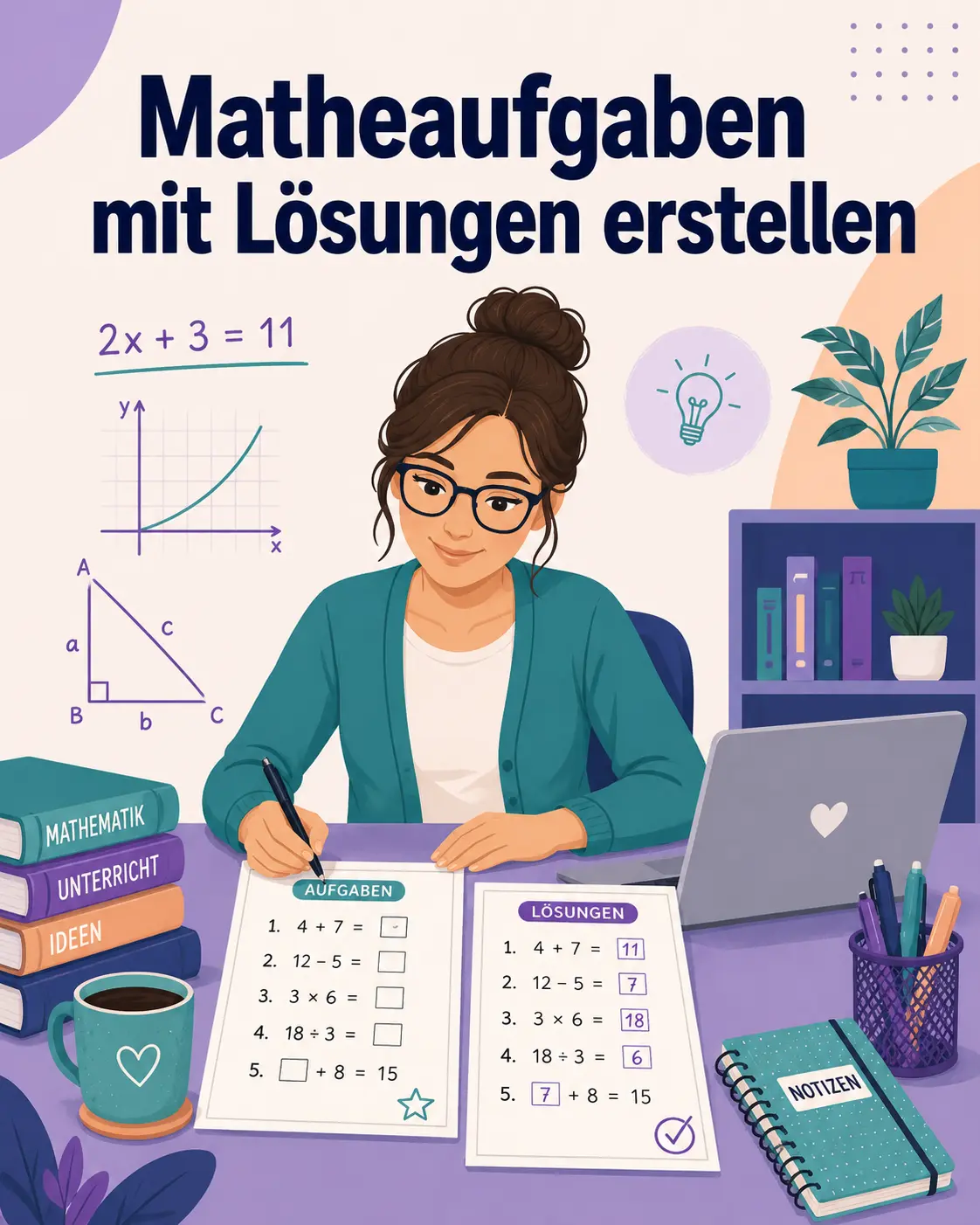 Matheaufgaben mit Lösungen erstellen: Warum der Lösungsweg zählt