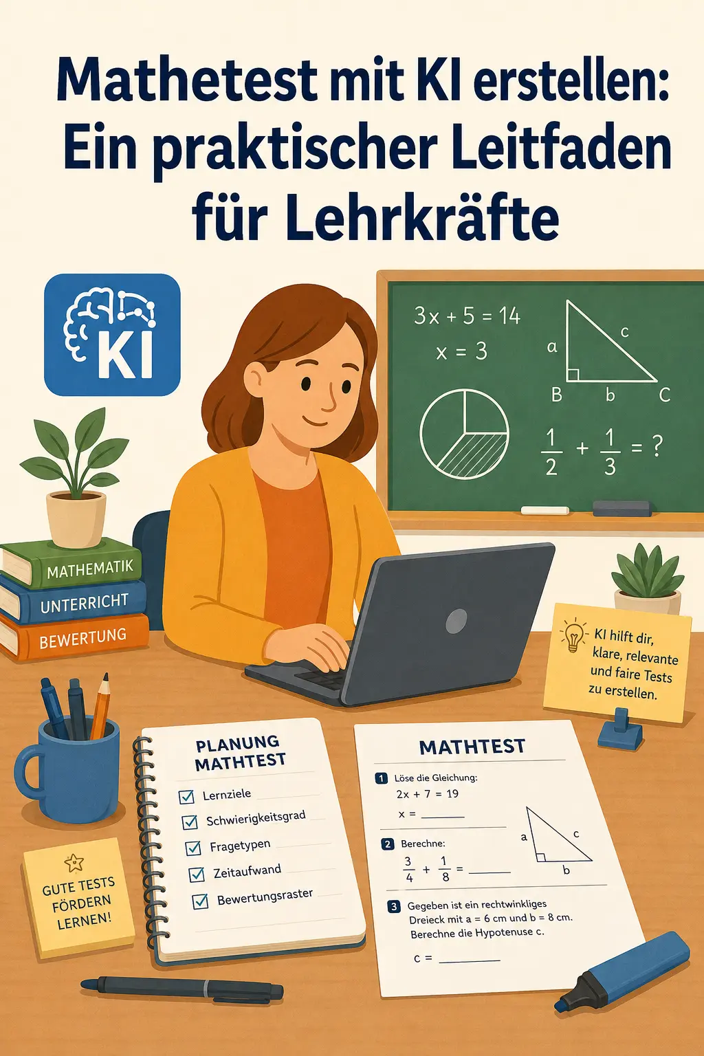 Mathetest mit KI erstellen: Ein praktischer Leitfaden für Lehrkräfte