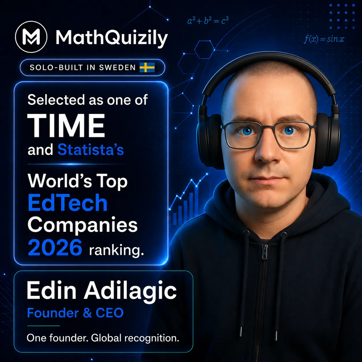 MathQuizily auf Platz 372 der TIME Top EdTech Companies 2026